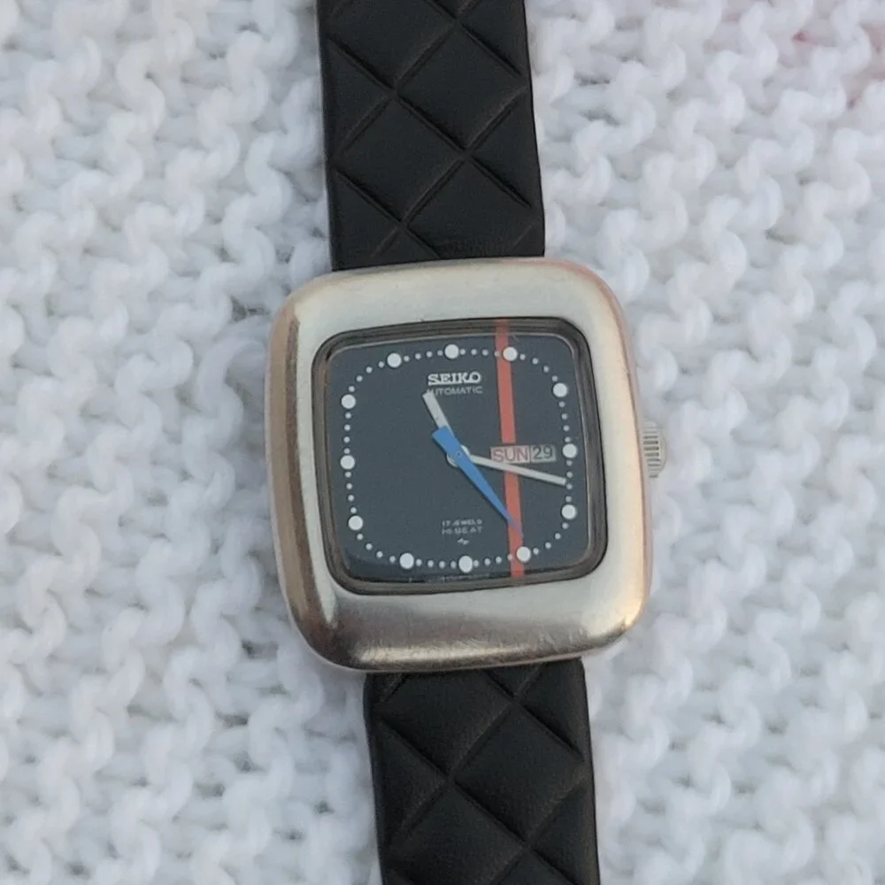 Vintage Seiko 2206-3080 Hi-Beat Automatic Wrist Watch | 30mm | Quilted Leather